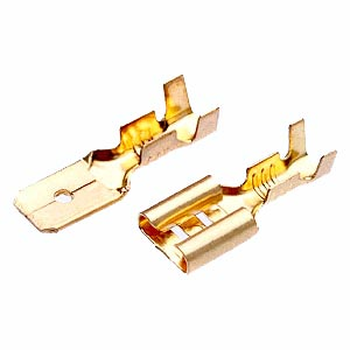 Разъём РП-М 2,5-(6,3) плоский КВТ  (кратно 100)