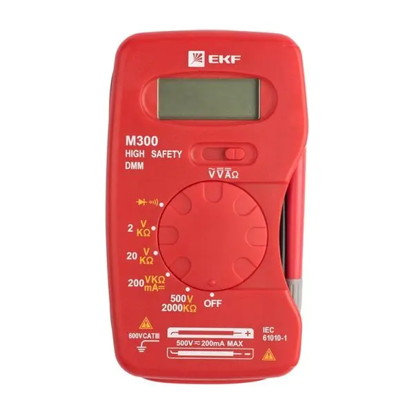 Мультиметр цифровой M300 EKF Expert Мультиметр цифровой M300 EKF Expert