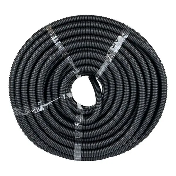 Труба гофр. ПНД с протяжкой d25 мм (75 м) черная EKF-Plast Труба гофр. ПНД с протяжкой d25 мм (75 м) черная EKF-Plast