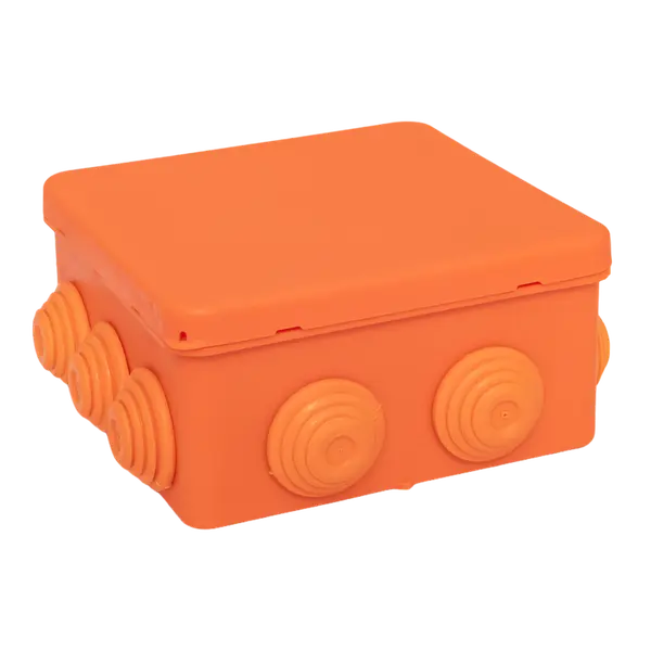 Коробка огнестойкая E45 100х100х50мм с клеммниками 6 полюсов 0,5-4мм2 IP55 HF EKF