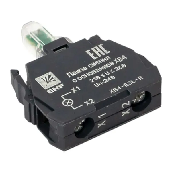 Лампа сменная c основанием XB4 красная 24В EKF PROxima Лампа сменная c основанием XB4 красная 24В EKF PROxima