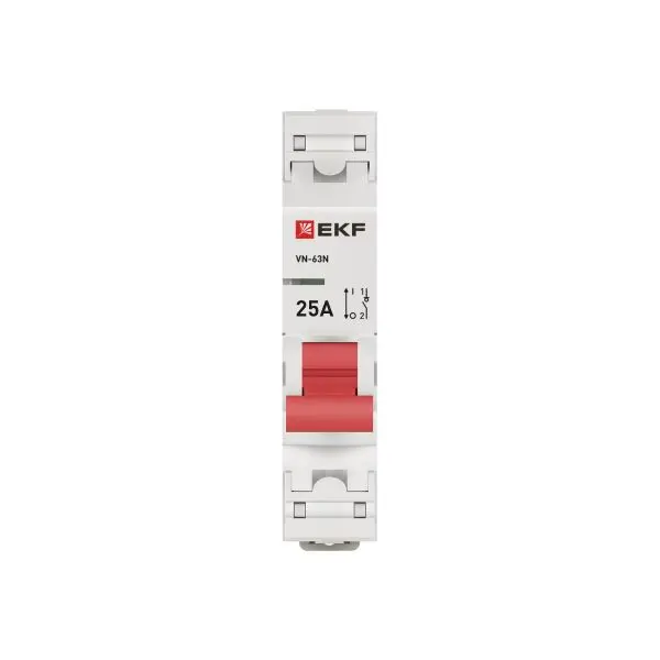 Выключатель нагрузки 1P 25А ВН-63N EKF PROxima Выключатель нагрузки 1P 25А ВН-63N EKF PROxima