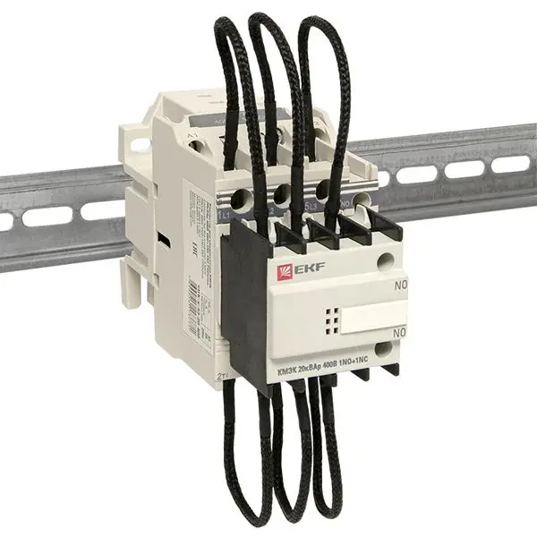 Контактор для конденсатора КМЭК 20квар 400В 2NО+1NC EKF PROxima Контактор для конденсатора КМЭК 20квар 400В 2NО+1NC EKF PROxima