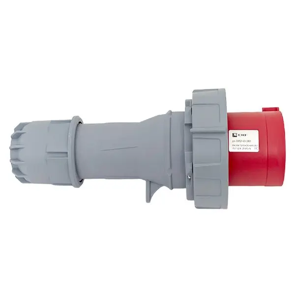 Вилка переносная 0352 3Р+РЕ+N 63А 380В IP67 EKF PROxima Вилка переносная 0352 3Р+РЕ+N 63А 380В IP67 EKF PROxima