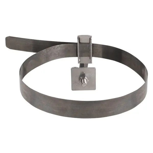 Держатель для труб универсальный D=(0-200) мм нерж. NI и полоса нерж. cталь EKF PROxima