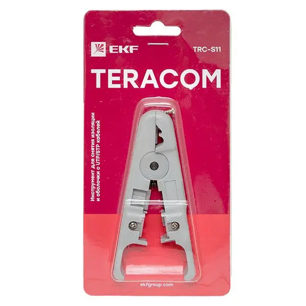 Инструмент для снятия изоляции и оболочки с UTP кабелей TERACOM TRC-S11 EKF Инструмент для снятия изоляции и оболочки с UTP кабелей TERACOM TRC-S11 EKF