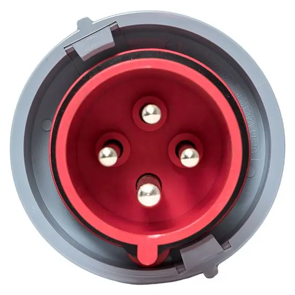 Вилка переносная 0242 3Р+РЕ 32А 380В IP67 EKF PROxima Вилка переносная 0242 3Р+РЕ 32А 380В IP67 EKF PROxima