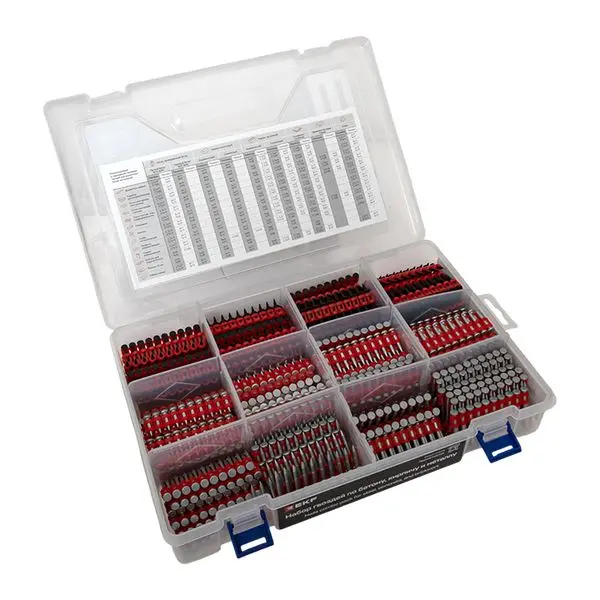 Пристрелочный набор № 1 гвоздей по бетону, кирпичу и металлу (тип CN) EKF