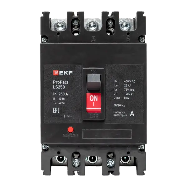 Автоматический выключатель LS250 25кА 3P 160А ProPact EKF
