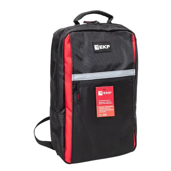 Рюкзак сервисного специалиста со светоотражающими полосами С-08 EKF Professional Рюкзак сервисного специалиста со светоотражающими полосами С-08 EKF Professional