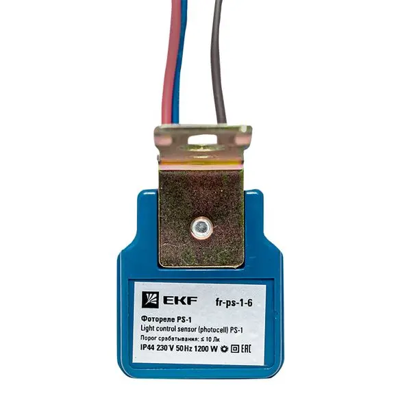 Фотореле PS-1 6А 1200Вт IP44 EKF PROxima Фотореле PS-1 6А 1200Вт IP44 EKF PROxima