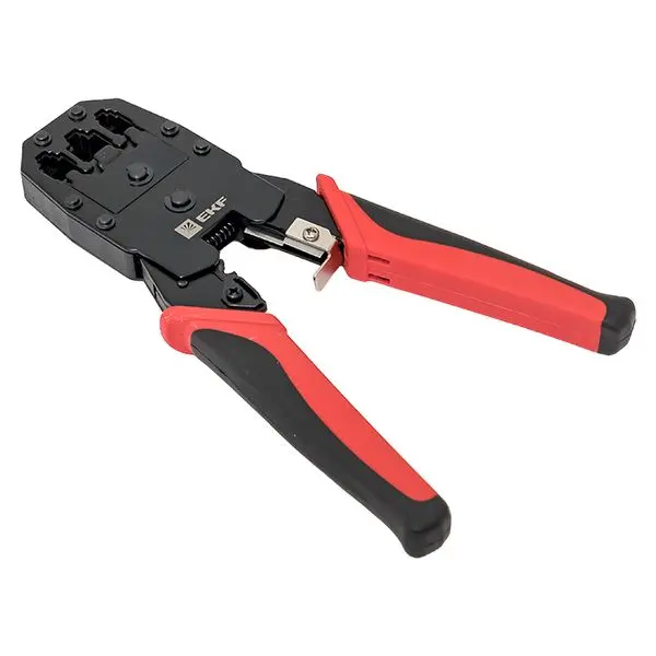 Кримпер для обжима и зачистки витой пары TERACOM TRC-NT12 EKF Кримпер для обжима и зачистки витой пары TERACOM TRC-NT12 EKF