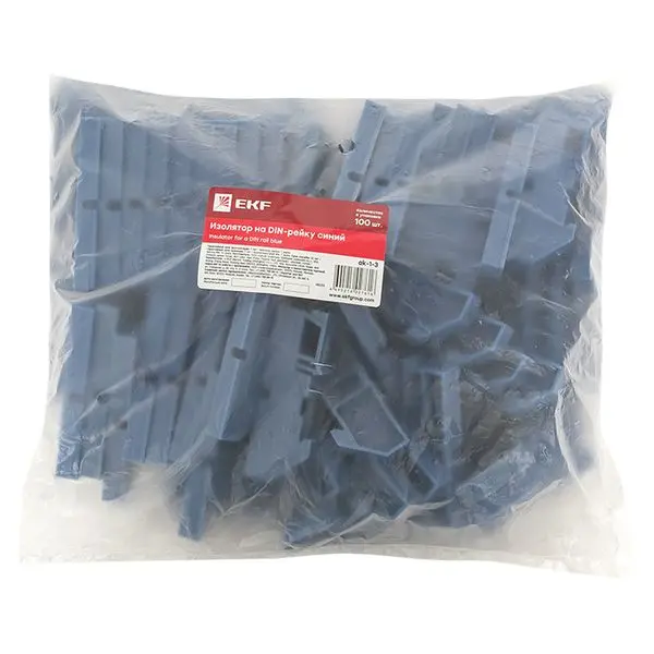Изолятор на DIN-рейку синий EKF PROxima Изолятор на DIN-рейку синий EKF PROxima