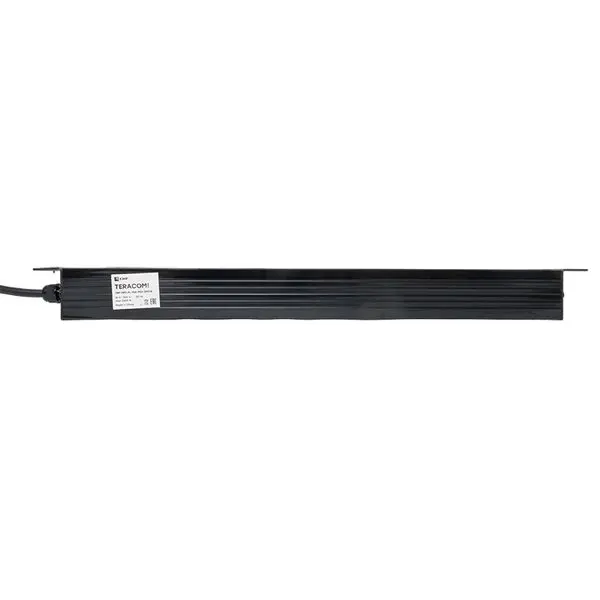 Блок розеток PDU TERACOM PRO 19" 1U 10А/250В 9 розеток Schuko шнур питания длиной 2 метра сечение 3x1,5 мм2 вилка C14 корпус пластик черный