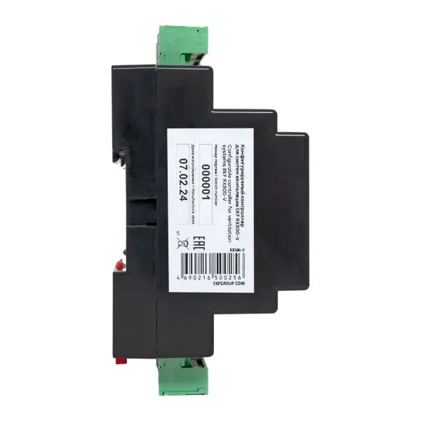 Конфигурируемый контроллер для систем вентиляции EKF RX500-V Конфигурируемый контроллер для систем вентиляции EKF RX500-V