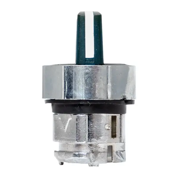 Исполнительный механизм переключателя ХB4 синий на 2 положения возвратный без фиксации, с подсветкой с короткой ручкой EKF PROxima