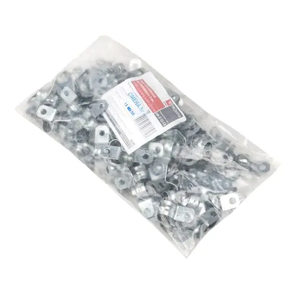 Скоба металлическая двухлапковая d12-13 мм (100 шт) EKF PROxima