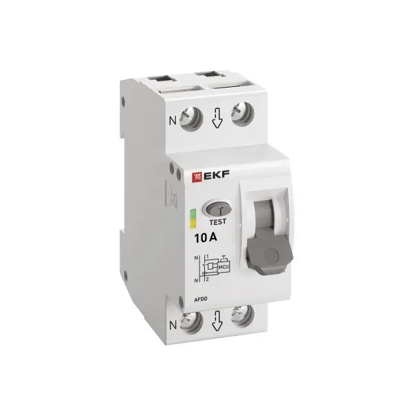 Устройство защиты от дугового пробоя (УЗДП) 1P+N 10А EKF PROxima Устройство защиты от дугового пробоя (УЗДП) 1P+N 10А EKF PROxima