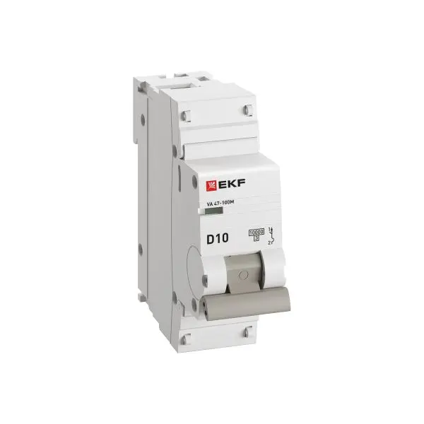 Автоматический выключатель 1P 10А (D) 10kA ВА 47-100M без теплового расцепителя EKF PROxima Автоматический выключатель 1P 10А (D) 10kA ВА 47-100M без теплового расцепителя EKF PROxima