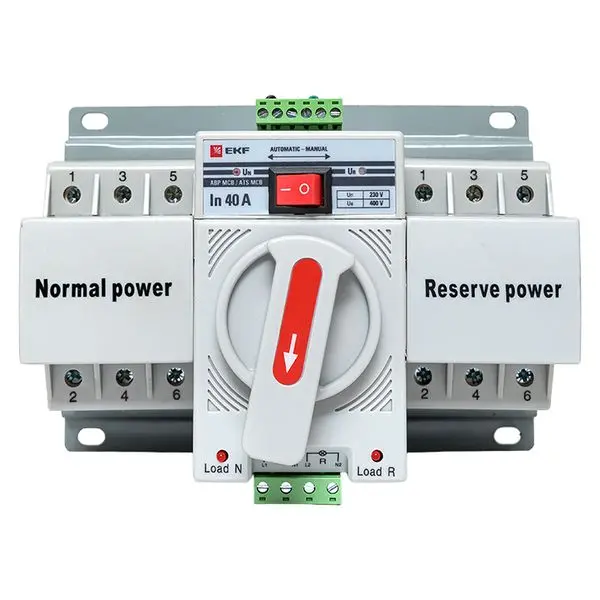Устройство АВР МCB 40А (C) 3Р 400В EKF PROxima Устройство АВР МCB 40А (C) 3Р 400В EKF PROxima