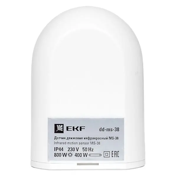ИК датчик движения наст. 800Вт 180 град до 12м IP44 MS-38 EKF PROxima