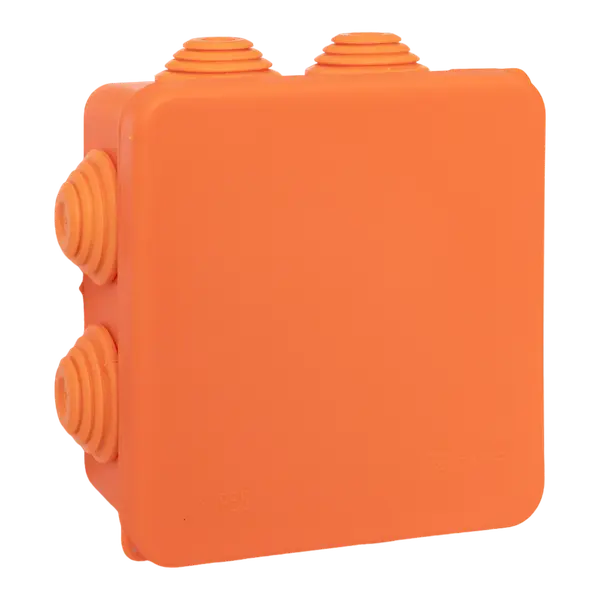 Коробка огнестойкая E45 85х85х40мм с клеммниками 6 полюсов 0,5-4мм2 IP55 HF EKF