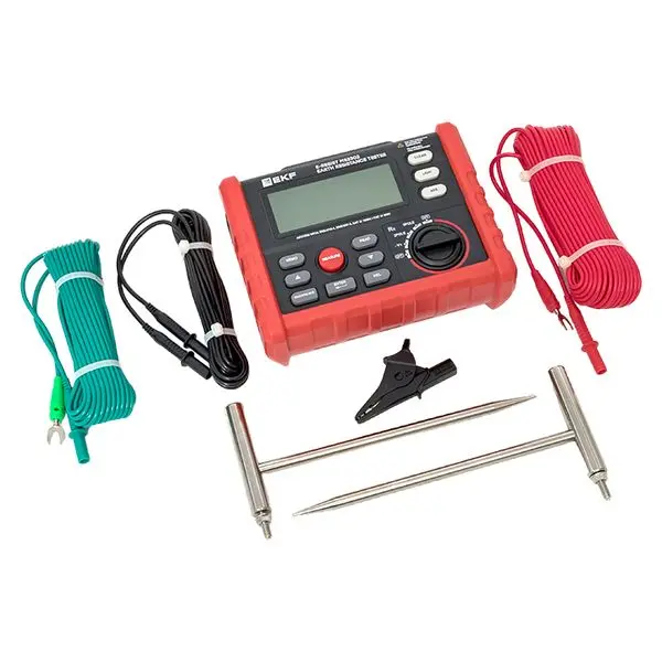 Измеритель сопротивления заземления цифровой E-Resist MS2302 EKF Professional Измеритель сопротивления заземления цифровой E-Resist MS2302 EKF Professional
