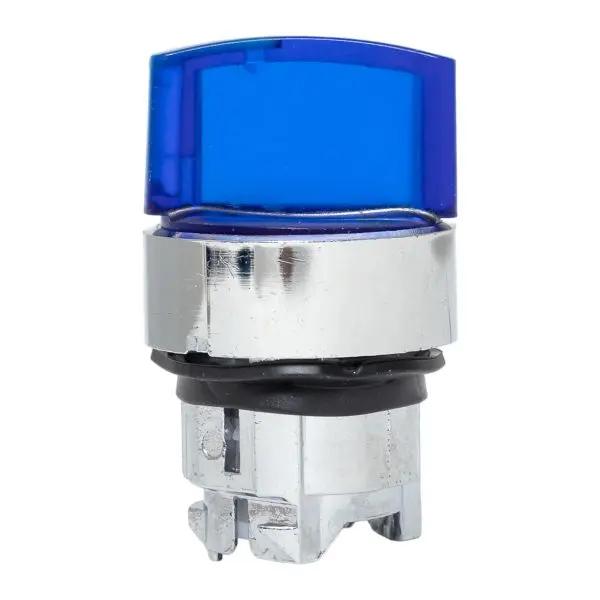 Исполнительный механизм переключателя ХB4 синий на 2 положения с фиксацией, с подсветкой с короткой ручкой EKF PROxima Исполнительный механизм переключателя ХB4 синий на 2 положения с фиксацией, с подсветкой с короткой ручкой EKF PROxima
