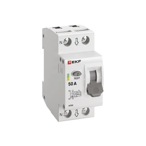 Устройство защиты от дугового пробоя (УЗДП) 1P+N 50А EKF PROxima Устройство защиты от дугового пробоя (УЗДП) 1P+N 50А EKF PROxima