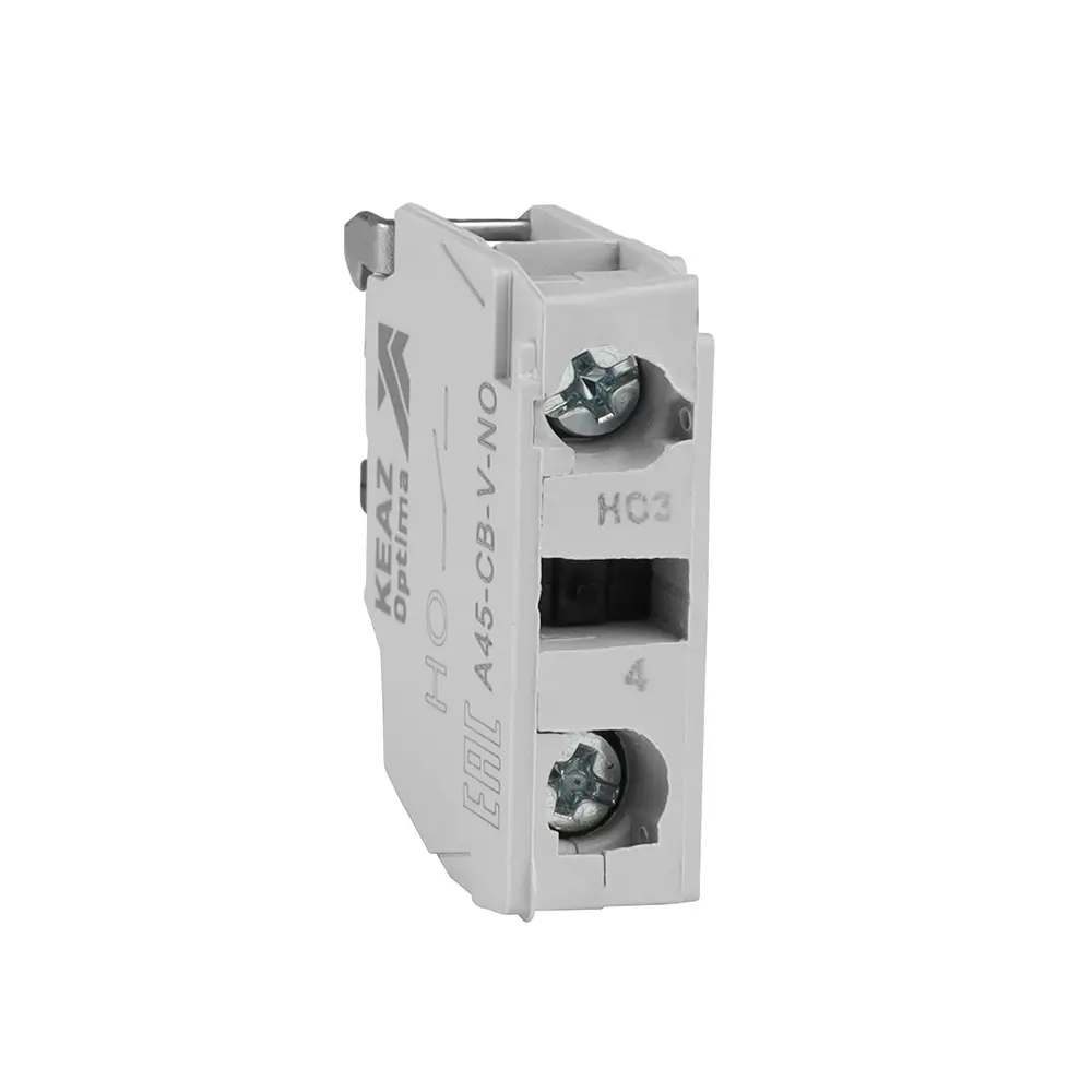 A45-CB-V-NO Контактный блок 1НО винтовой зажим ZBE101