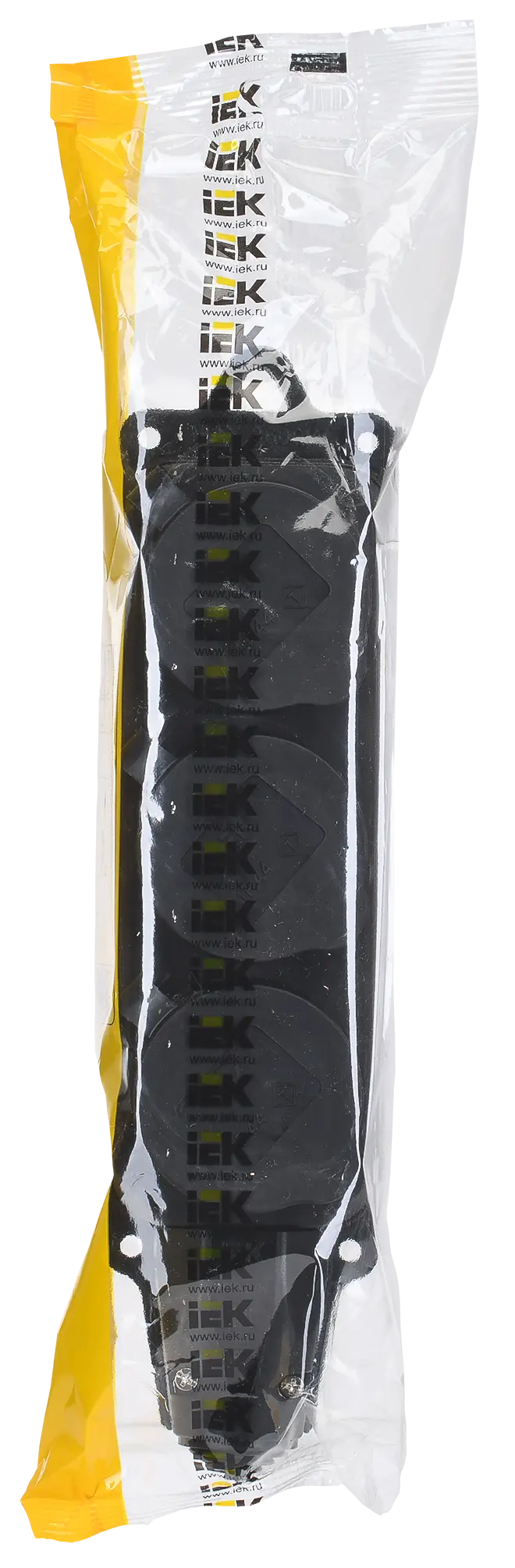 РБ33-1-0м Розетка (колодка) трехместная ОМЕГА IP44 каучук IEK РБ33-1-0м Розетка (колодка) трехместная ОМЕГА IP44 каучук IEK