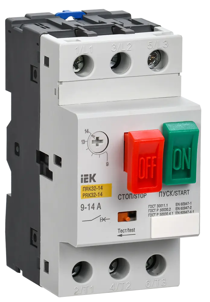 Пускатель ПРК32-14 In=14A Ir=9-14A Ue 660В IEK