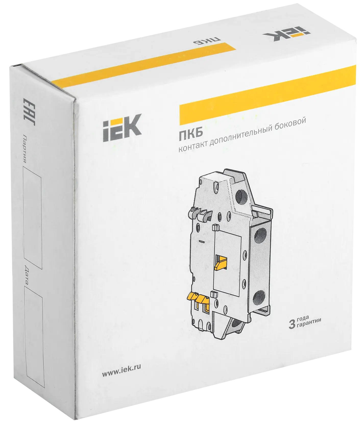 Контакт боковой дополнительный ПКБ-11 1NO+1NC IEK Контакт боковой дополнительный ПКБ-11 1NO+1NC IEK