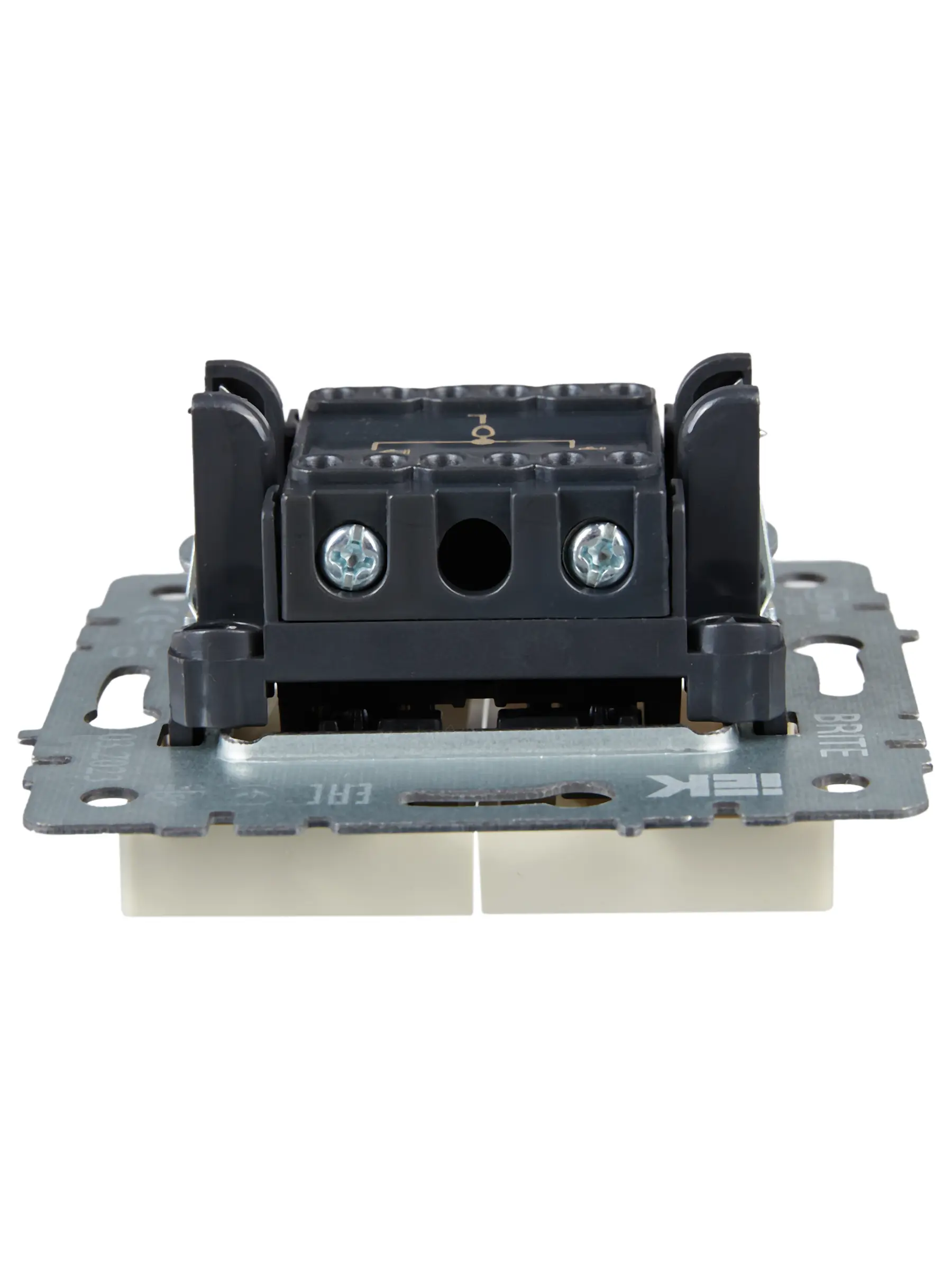 BRITE Выключатель жалюзи 10А ВС10-1-5-БрКр бежевый IEK BRITE Выключатель жалюзи 10А ВС10-1-5-БрКр бежевый IEK