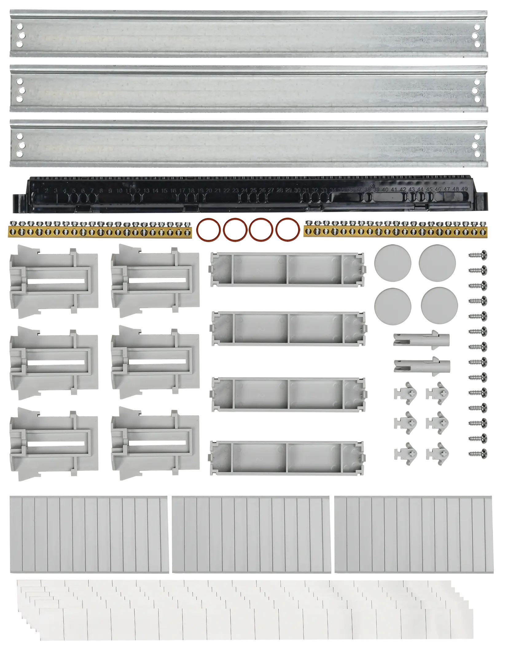 TEKFOR Корпус пластиковый КМПн-54 IP65 черная прозрачная дверь IEK