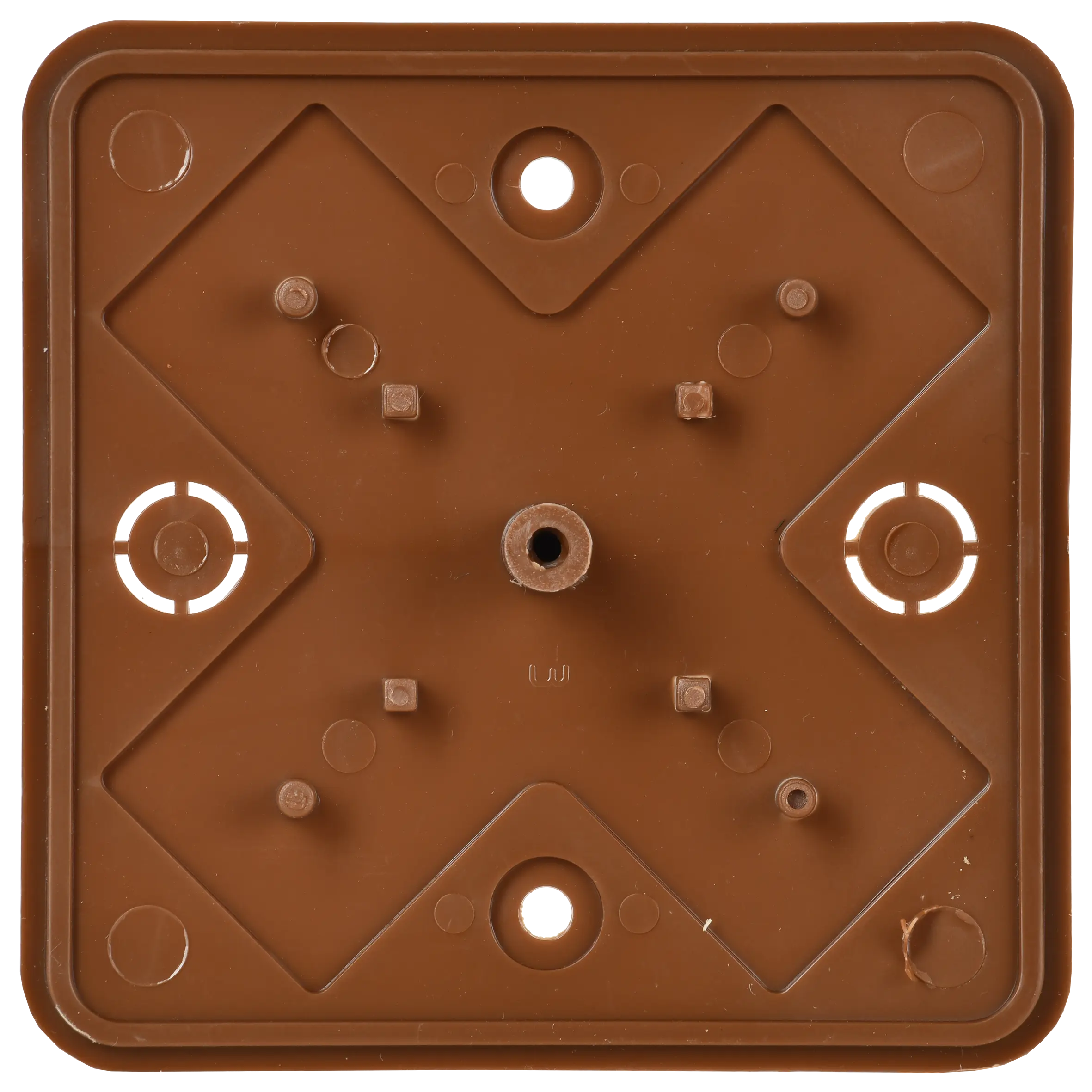 Коробка распаячная КМ41215-05 для открытой проводки безгалогенная (HF) 75х75х28мм дуб IEK Коробка распаячная КМ41215-05 для открытой проводки безгалогенная (HF) 75х75х28мм дуб IEK