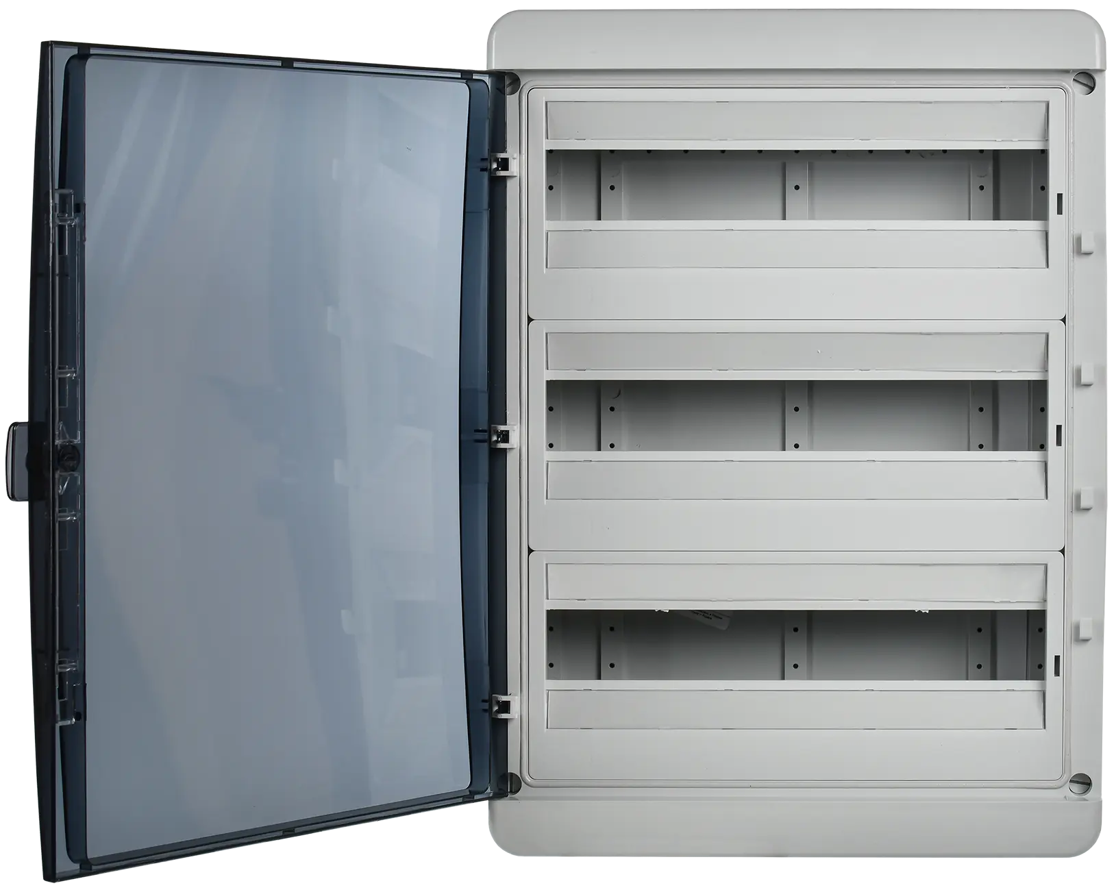 TEKFOR Корпус пластиковый КМПн-54 IP65 черная прозрачная дверь IEK TEKFOR Корпус пластиковый КМПн-54 IP65 черная прозрачная дверь IEK