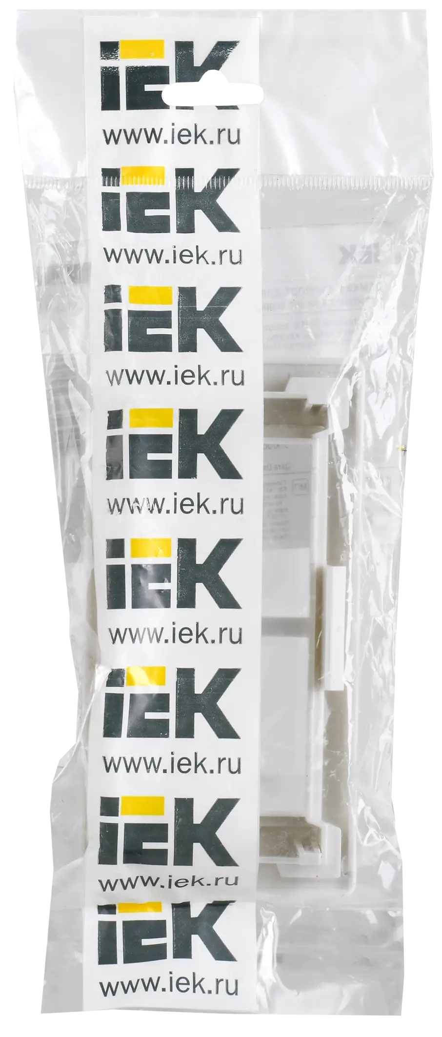 PRIMER Рамка и суппорт на 4 модуля 60мм для кабель-каналов 80х40 и 150х60 белый IEK