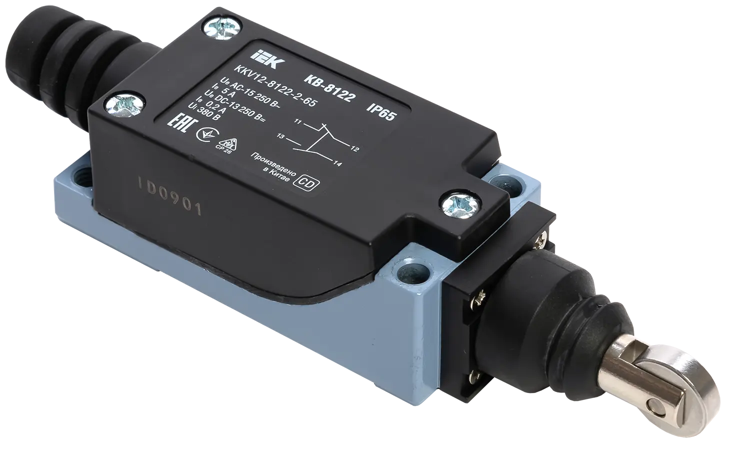 Выключатель концевой КВ-8122 ролик вертикальный нажимной IP65 IEK