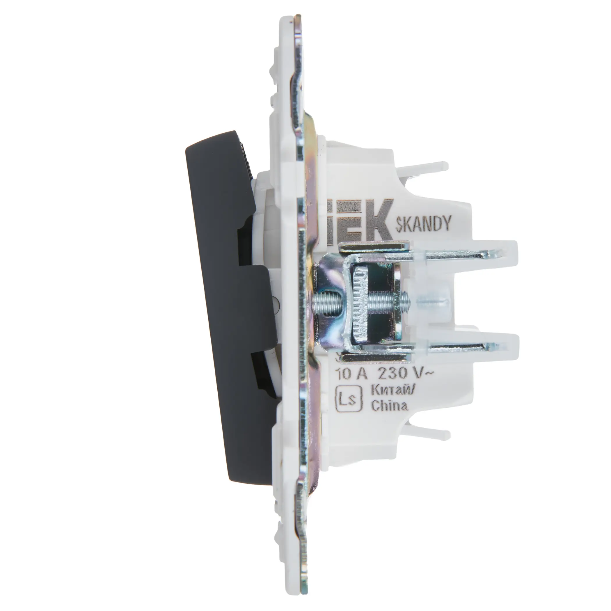 SKANDY Выключатель жалюзи 10А SK-V12G графит IEK SKANDY Выключатель жалюзи 10А SK-V12G графит IEK