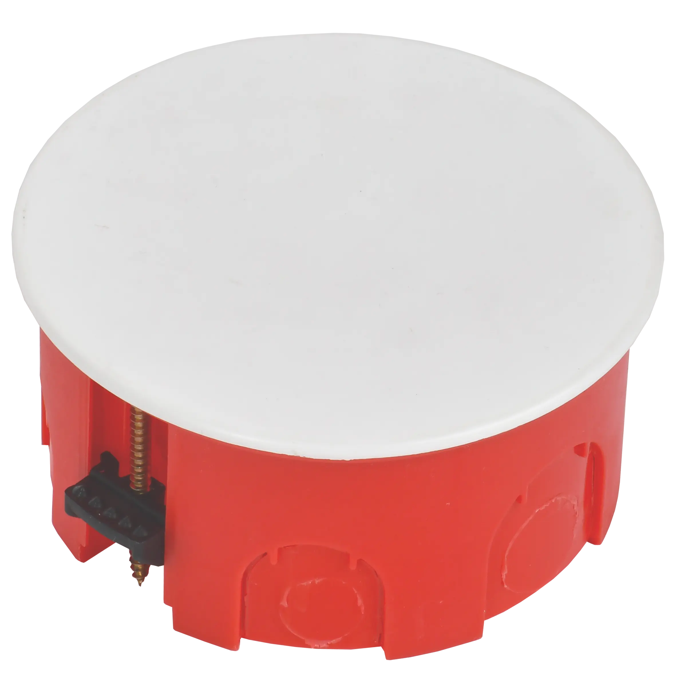 Коробка распаячная КМ41025 для полых стен безгалогенная (HF) D=80х40мм с пластиковыми лапками IEK Коробка распаячная КМ41025 для полых стен безгалогенная (HF) D=80х40мм с пластиковыми лапками IEK