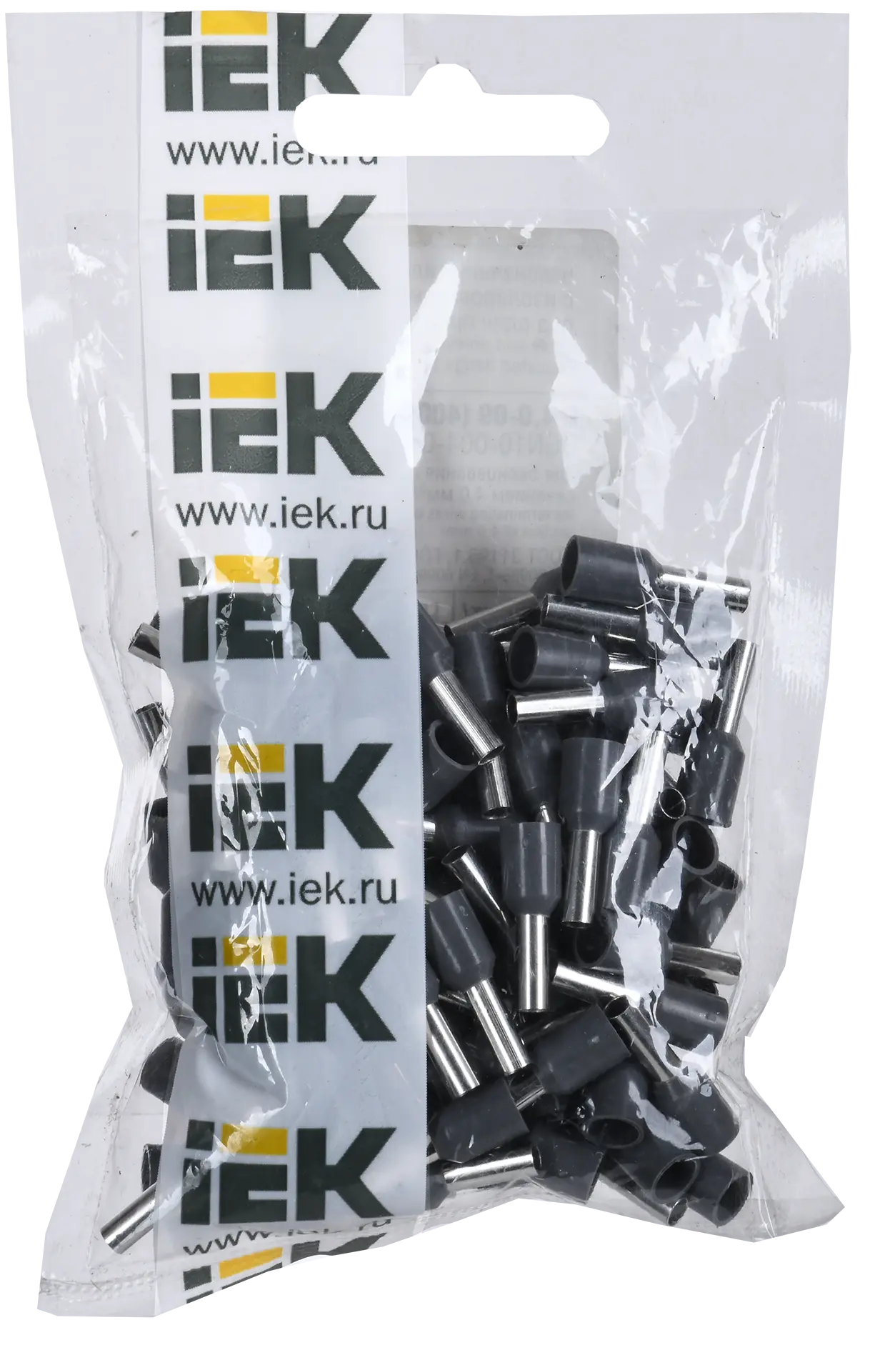 Наконечник НШВИ 4,0-9 серый (100шт/упак) IEK Наконечник НШВИ 4,0-9 серый (100шт/упак) IEK