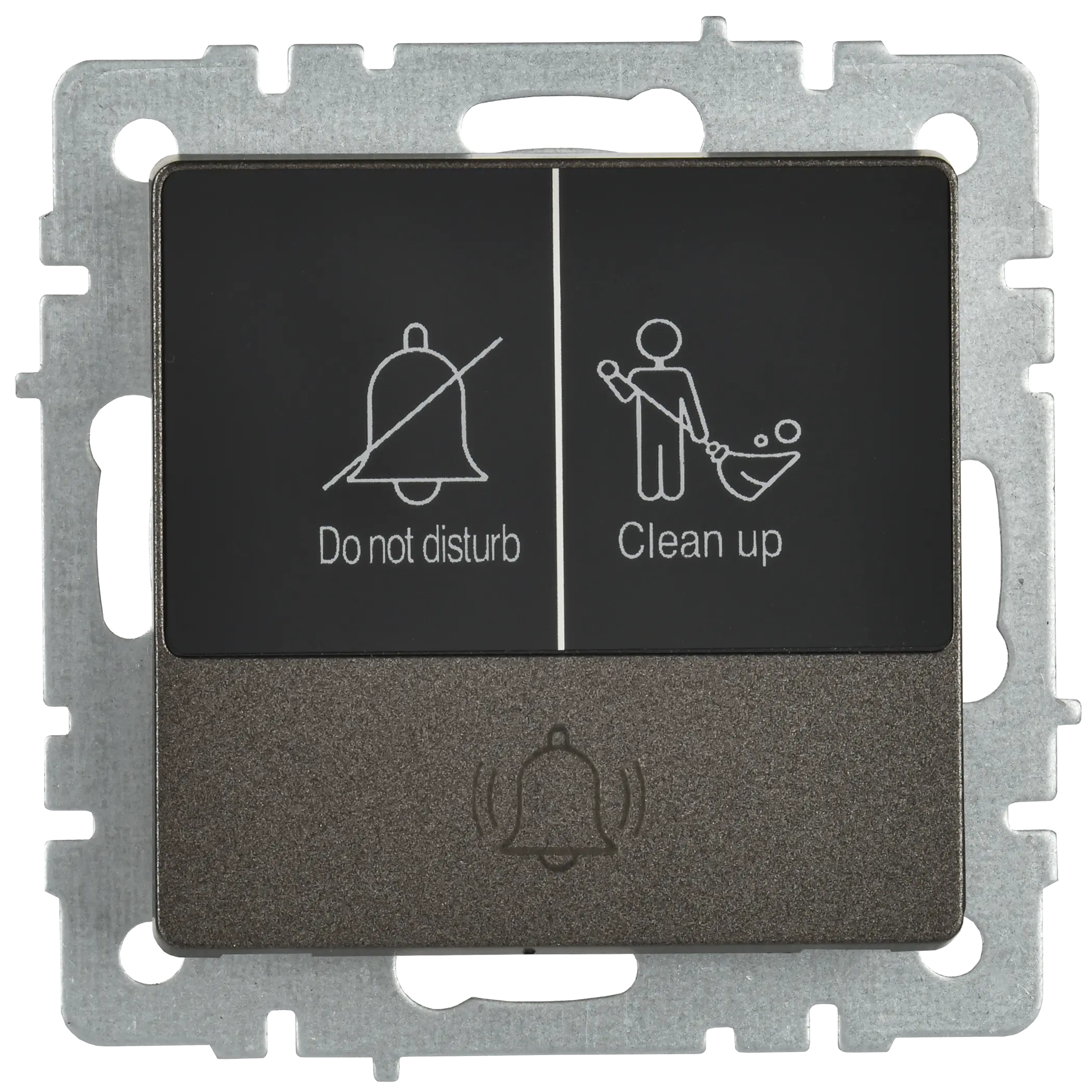 BRITE Кнопка звонка с индикацией для отелей 10А ВС10-1-9-БрТБ темная бронза IEK BRITE Кнопка звонка с индикацией для отелей 10А ВС10-1-9-БрТБ темная бронза IEK