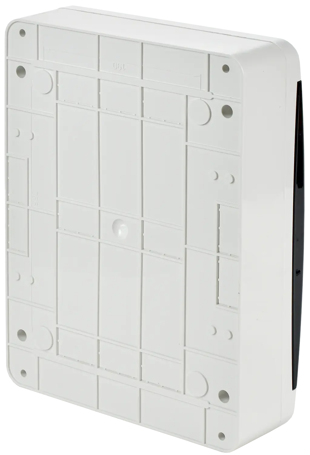 TEKFOR Корпус пластиковый ЩРН-П-24 IP41 черная прозрачная дверь IEK