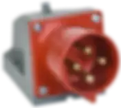 Вилка стационарная ССИ-524 32А-6ч/380-415В 3P+PE IP44 IEK