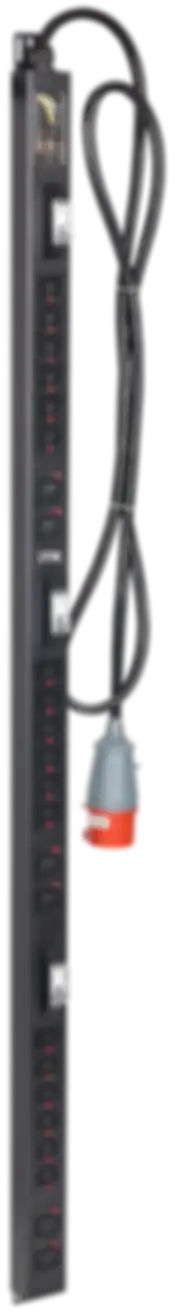 ITK BASE PDU вертикальный PV1113 38U 3 фазы 32А 18 розеток C13 + 6 розеток C19 кабель 3м вилка IEC60309 (промышленная)