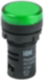 Лампа AD22DS(LED)матрица d22мм зеленый 230В IEK