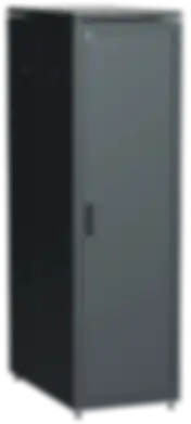 ITK LINEA N Шкаф сетевой 19" 38U 600х1000мм металлическая передняя дверь черный