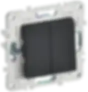SKANDY Выключатель жалюзи 10А SK-V12G графит IEK